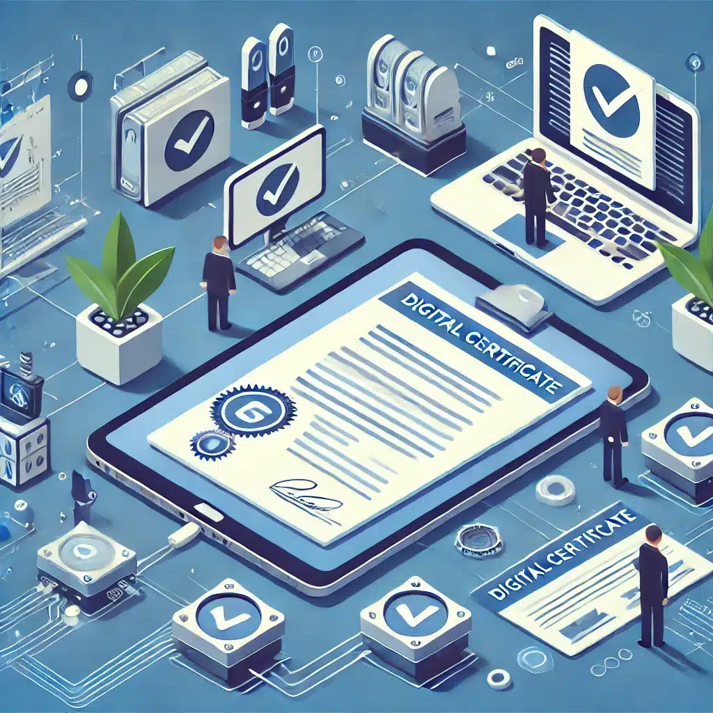 imagen impresión de certificados digitales